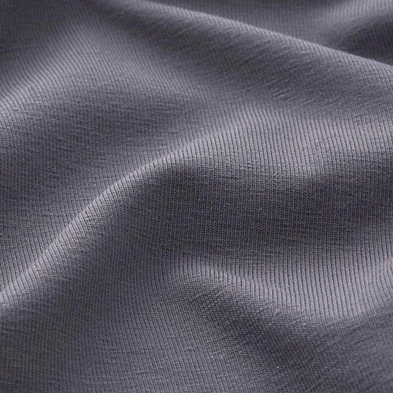 Jersey coton Medium uni – bleu noir,  image number 4
