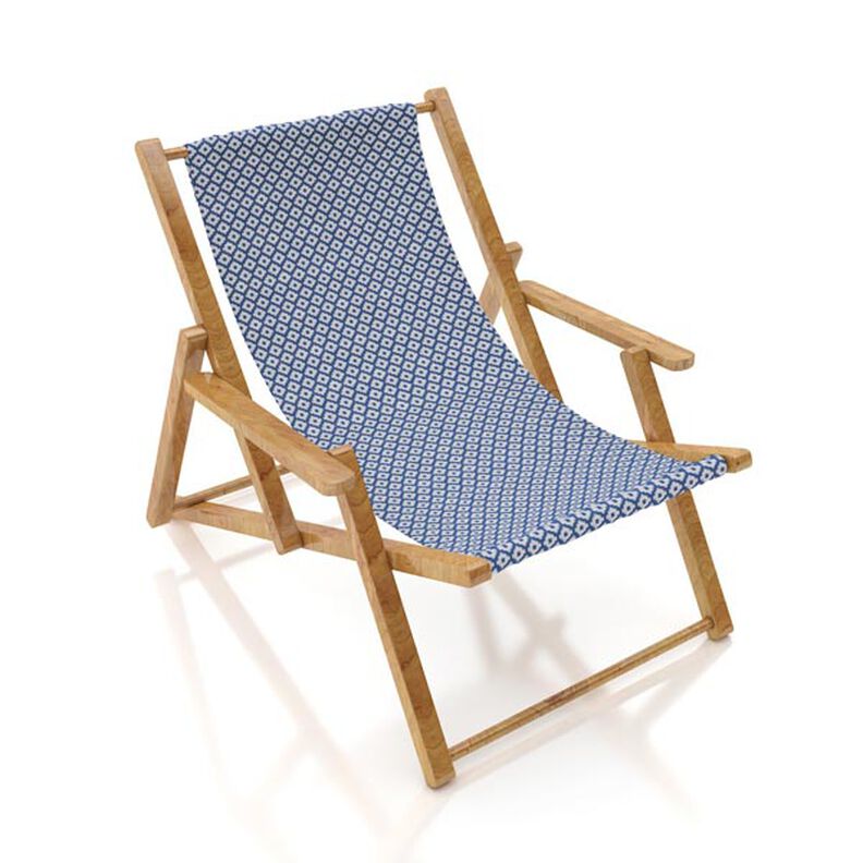 Tissu d'extérieur jacquard Losanges – bleu,  image number 9