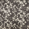 Satin délicat Vrilles de feuilles – noir/blanc,  thumbnail number 1