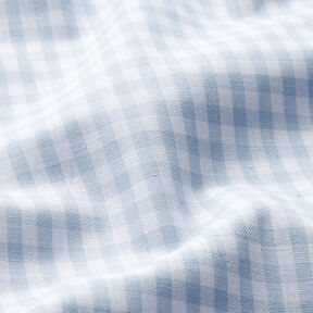 Tissu en coton Vichy à carreaux 0,5 cm – jean bleu clair/blanc, 
