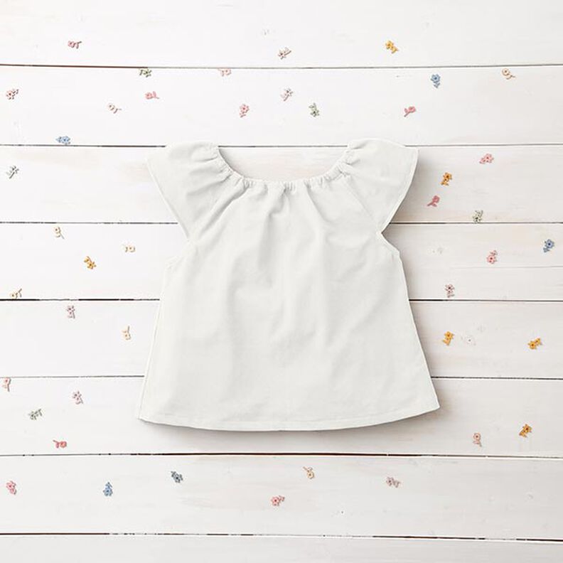Jersey coton Medium uni – écru,  image number 8