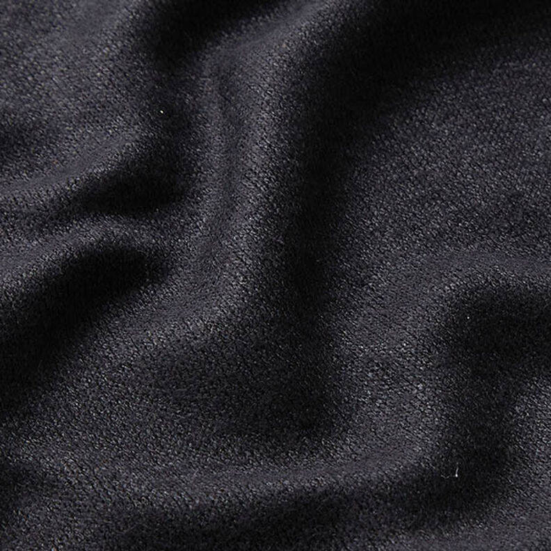Tissu maille Mélange viscose Uni – noir,  image number 2
