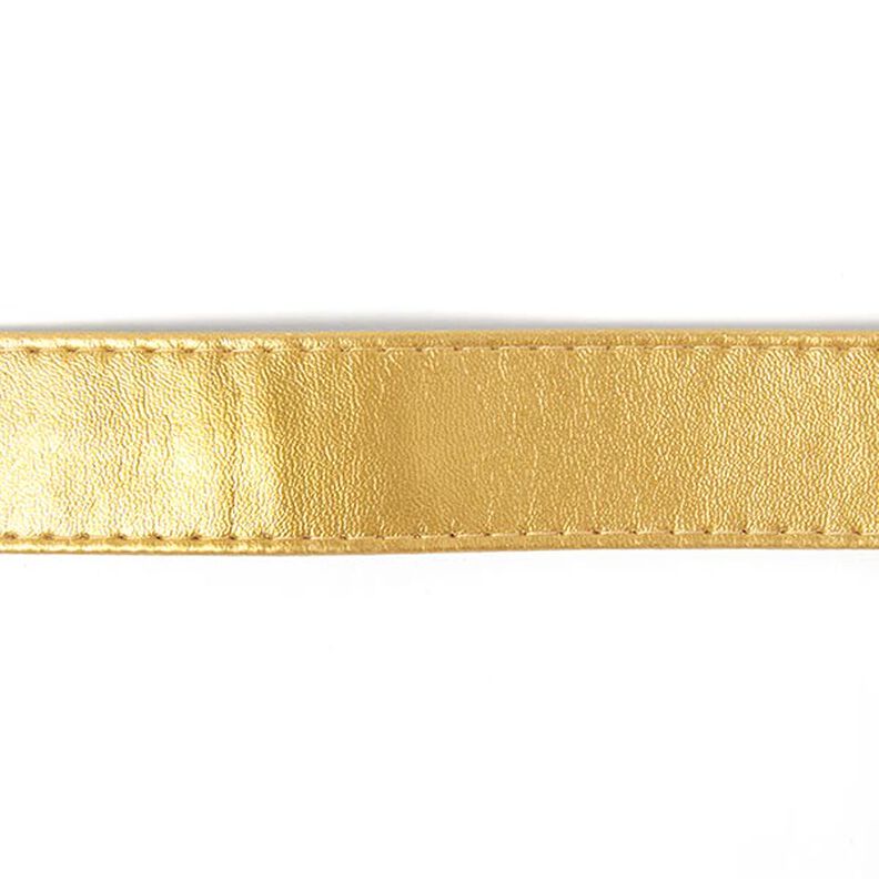 Sangle de sac Similicuir – or métallique,  image number 1
