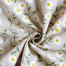 Tissu de décoration Semi-panama pâquerettes – nature/blanc,  thumbnail number 3