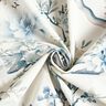 Tissu de décoration Semi-panama branches peintes – blanc/gris bleu,  thumbnail number 3