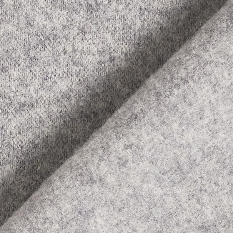Polaire de laine pure laine vierge Chiné – gris,  image number 3