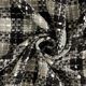 Tissu moelleux en laine mélangée à larges carreaux – noir/gris,  thumbnail number 3