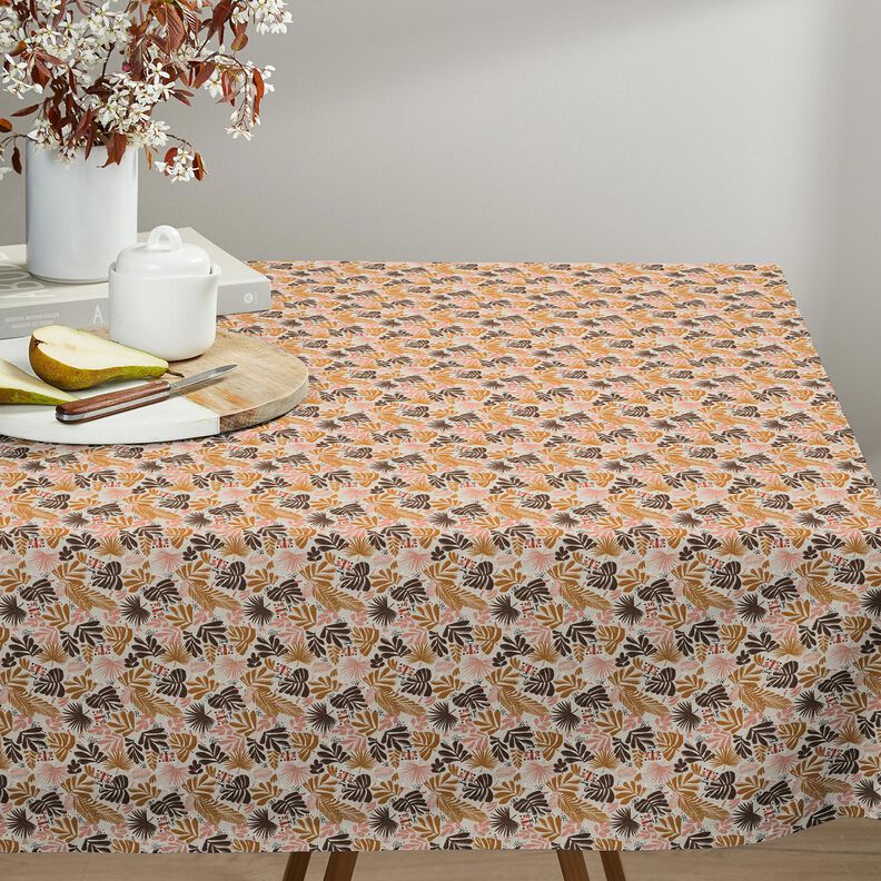 Tissu en coton Cretonne Feuilles de palmier – anémone,  image number 8