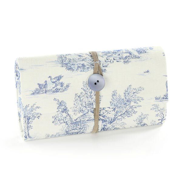 Tissu en coton Mini Pastorale 280 cm – bleu – Échantillon,  image number 8