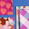 Popeline coton Tulips | Nerida Hansen – pourpre/corail,  thumbnail number 5