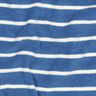 Jersey éponge rayures – bleu brillant/ivoire,  thumbnail number 3