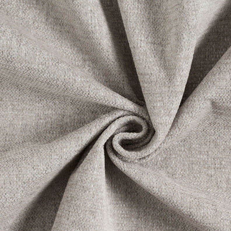 Tissu de revêtement Chenille Chiné – gris clair/argent, image number 1