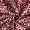 Tissu de décoration Semi-panama fleurs et vrilles – nature/bordeaux,  thumbnail number 3