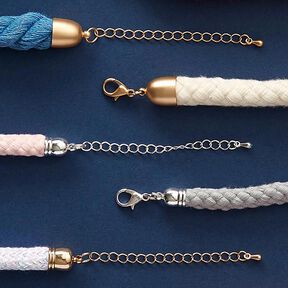 Cordon en coton Uni 76 - gris, 