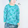 Jersey coton Dinosaures et fossiles | Glitzerpüppi – bleu clair/menthe poivrée,  thumbnail number 5