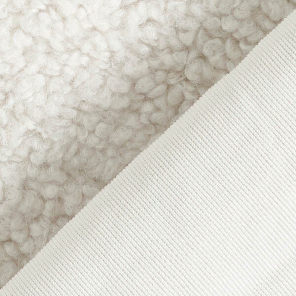 Tissu de revêtement en teddy – beige clair,  image number 3