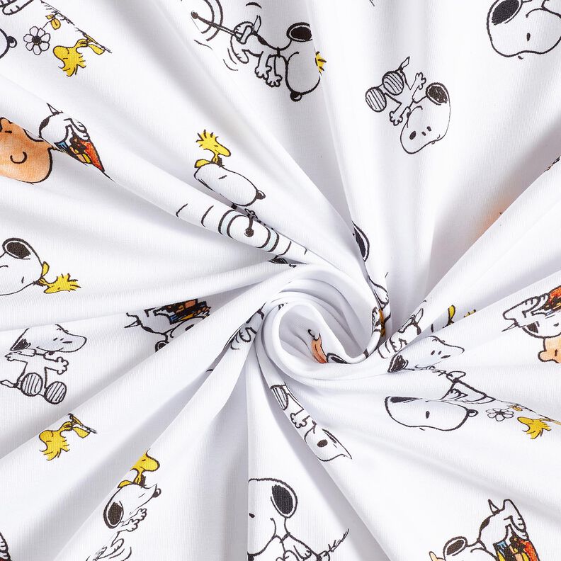 Jersey coton Snoopy et Charlie Brown – blanc,  image number 3