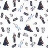 Cretonne Tissu sous licence Personnages | Star Wars – blanc,  thumbnail number 1