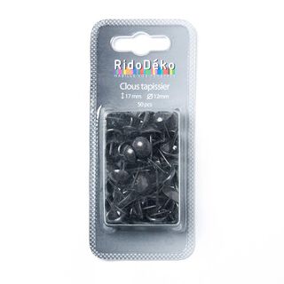 clous tapissier [ 17 mm | 50 Stk.] - anthracite, 