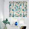 Tissu de décoration Semi-panama Formes abstraites – nature/pétrole,  thumbnail number 6