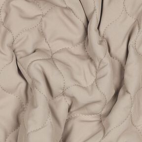 Tissu matelassé Motif circulaire | Poppy Fabrics – beige foncé, 