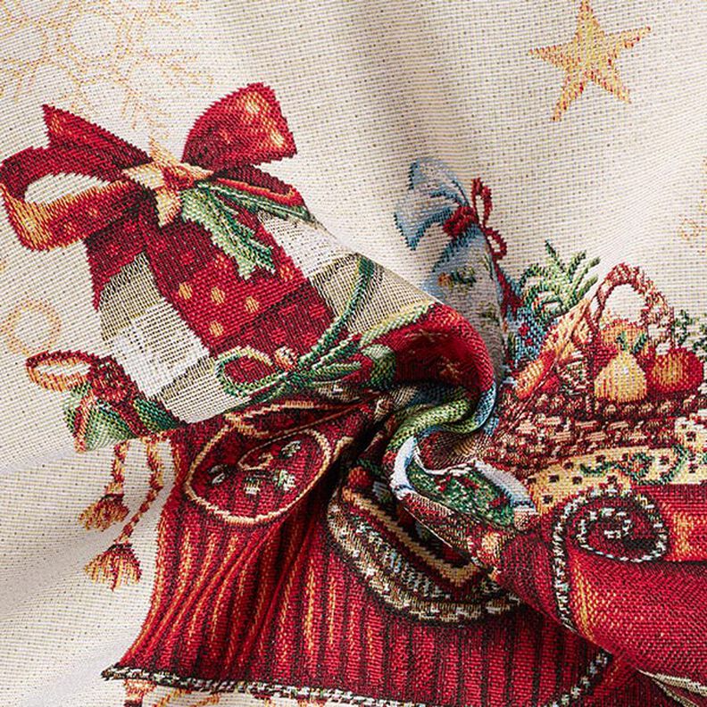 Tissu de décoration pièce Gobelin Luge – beige, image number 3
