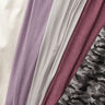 Jacquard pour vêtements Lignes serpentines scintillantes – blanc/argent,  thumbnail number 6