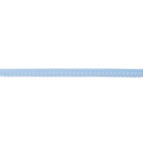 Bande à border élastique Dentelle [12 mm] – bleu clair, 