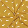 Jersey coton Plumes – moutarde,  thumbnail number 3