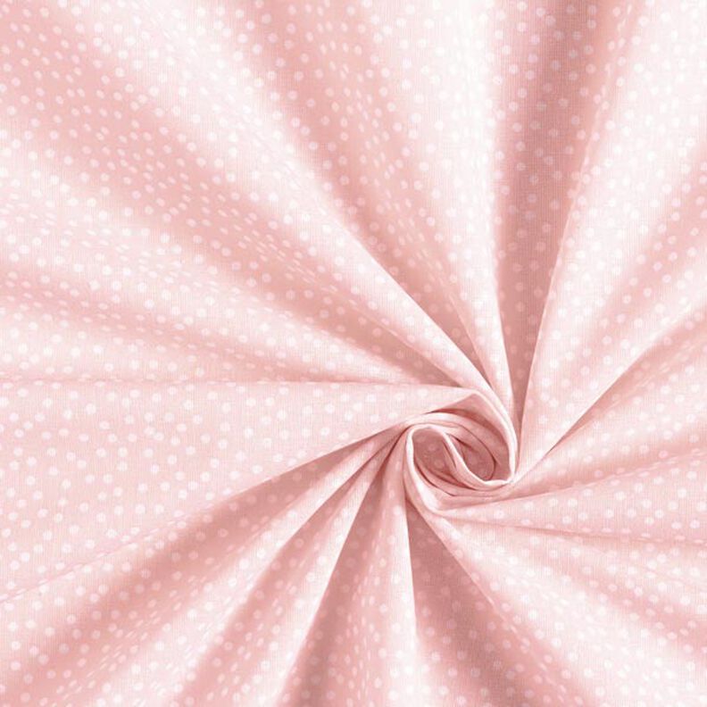 Tissu en coton Cretonne points irréguliers – rosé,  image number 4