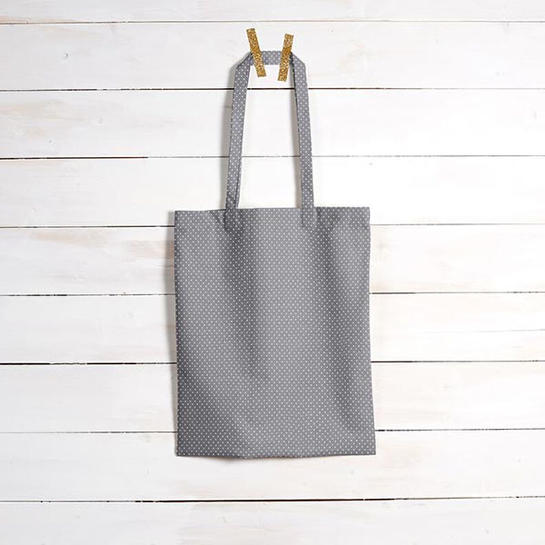 Coton enduit petits pois – gris,  image number 7