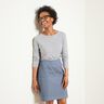 Jersey Jeanslook Uni – gris bleu,  thumbnail number 5