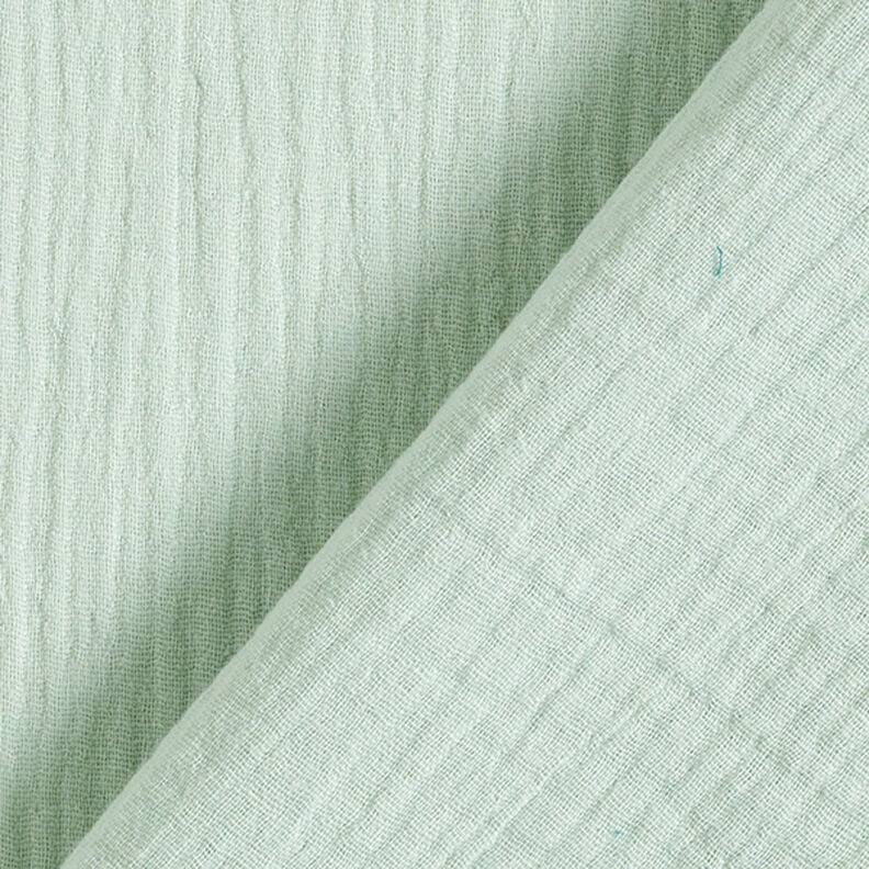 Tissu double gaze de coton – menthe,  image number 4