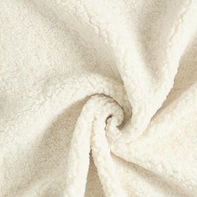Tissu d’ameublement en teddy – écru, 