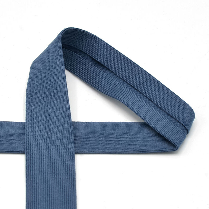 Biais Jersey coton [20 mm] – bleu jean,  image number 1