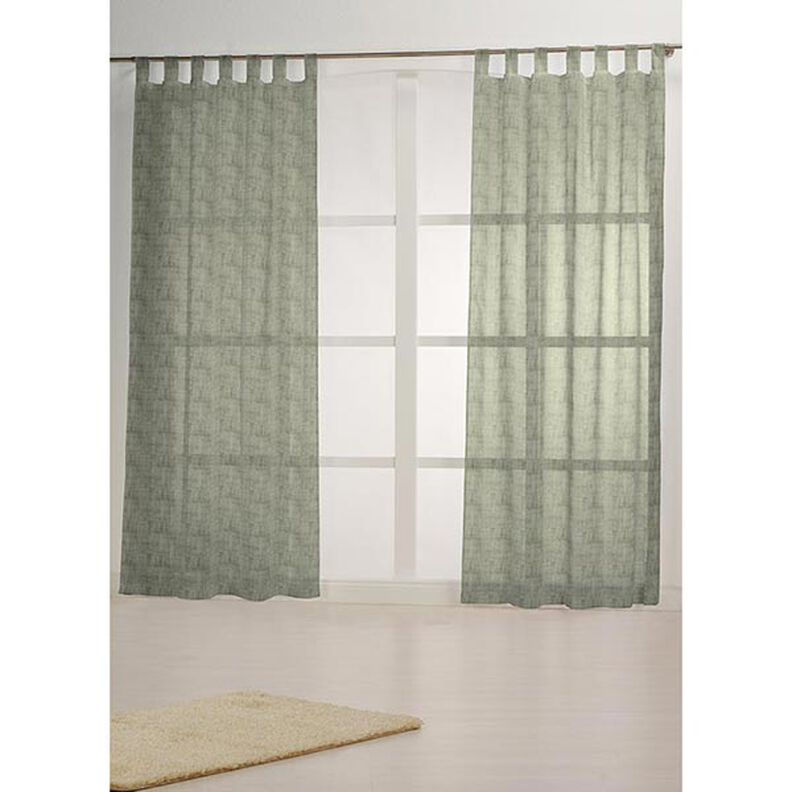 Tissu pour rideaux Voile Ibiza 295 cm – roseau,  image number 5