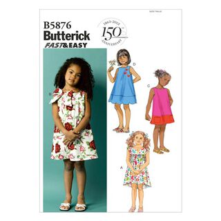Robe enfant, Butterick 5876|104 - 122, 