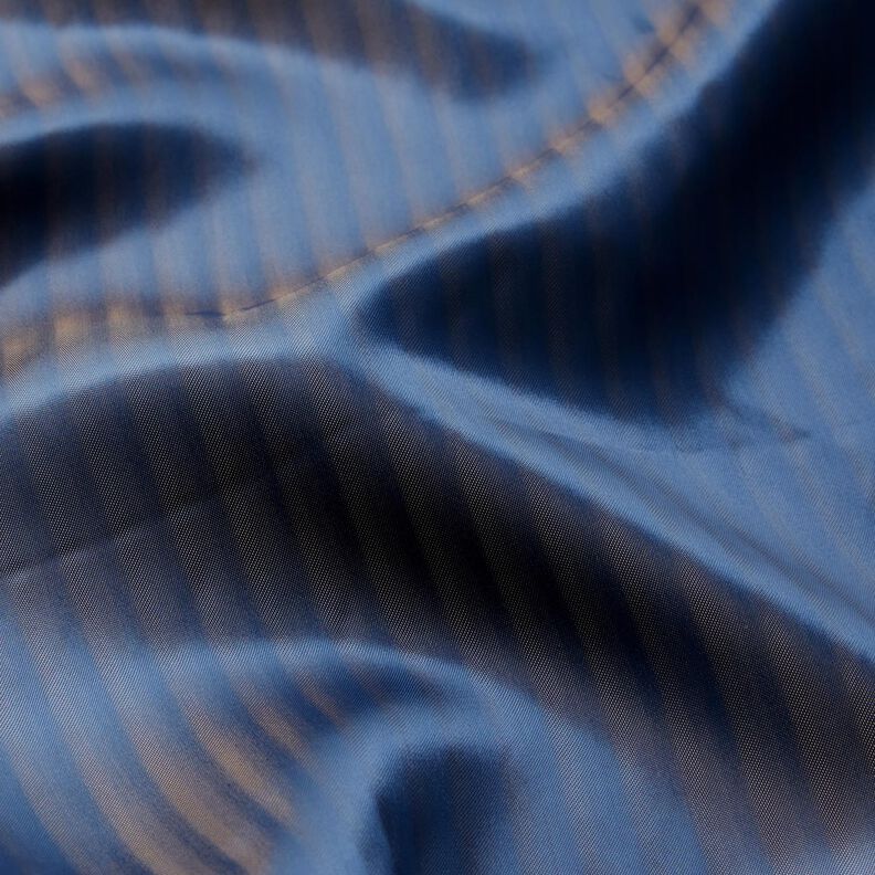 Rembourrage en satin à rayures ombrées – bleu marine,  image number 2
