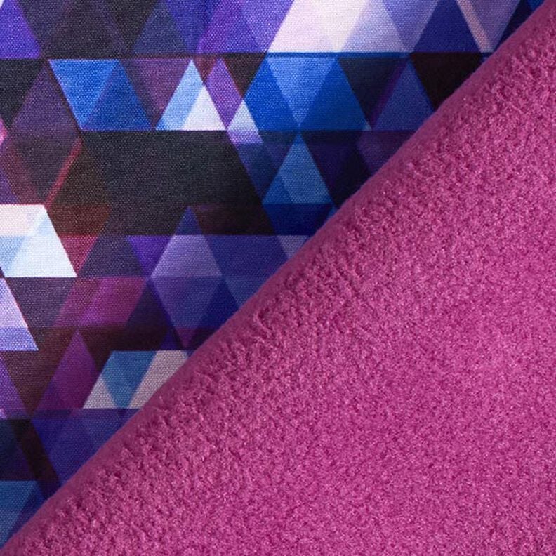 Softshell Triangles multicolores Impression numérique – raisin,  image number 5