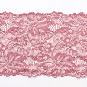 Dentelle élastique [150 mm] – vieux rose, 