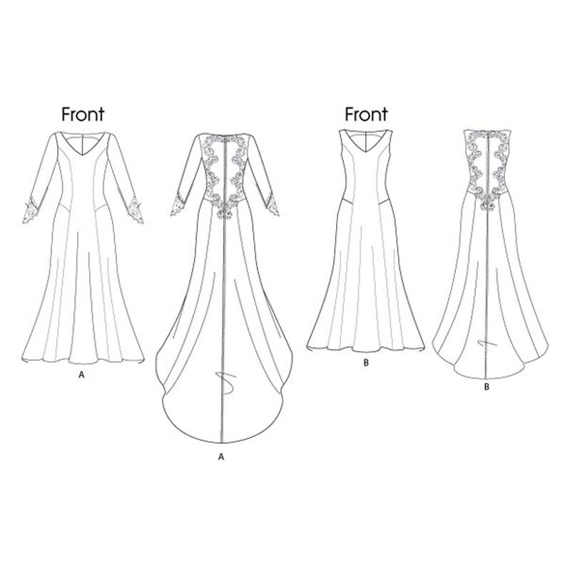 Robe de mariée, Butterick 5779|38 - 46,  image number 12