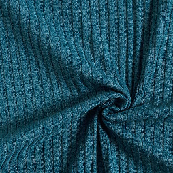 Maille côtelée – bleu turquoise,  image number 3