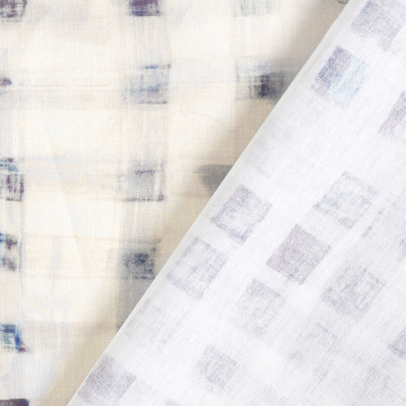 GOTS Batiste de coton Tissu bordure à carreaux avec dégradé de couleurs | TCC x LOOKS by Wolfgang,  image number 5