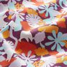 Tissu en coton Cretonne Oiseaux et fleurs – raisin/violet pastel,  thumbnail number 2