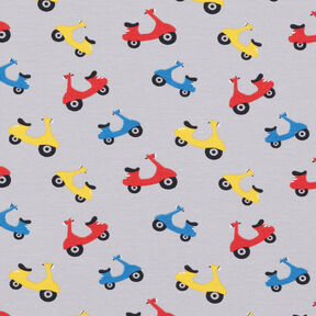 Jersey coton Scooter  – argent, 