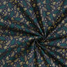 Tissu en coton Popeline Branches et baies – bleu nuit/or,  thumbnail number 3