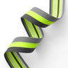 Sangle de sac fluo [ 40 mm ] – jaune fluo/gris,  thumbnail number 2