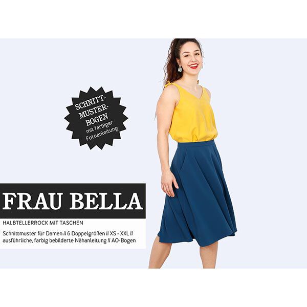 FRAU BELLA - Jupe semi-circulaire avec poches, Studio Schnittreif  | XS -  XXL,  image number 1