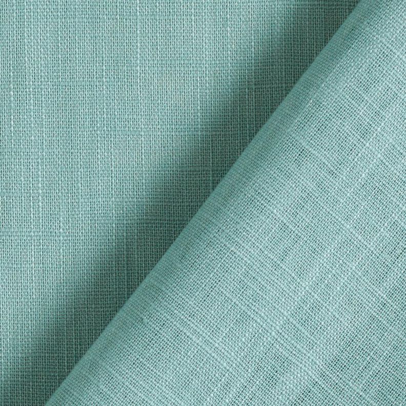 Tissu de lin en ramie mélangée medium – eucalyptus,  image number 3