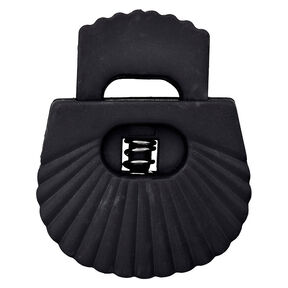 Bloque-cordons Coquillage [Passage : 8 mm] – noir, 